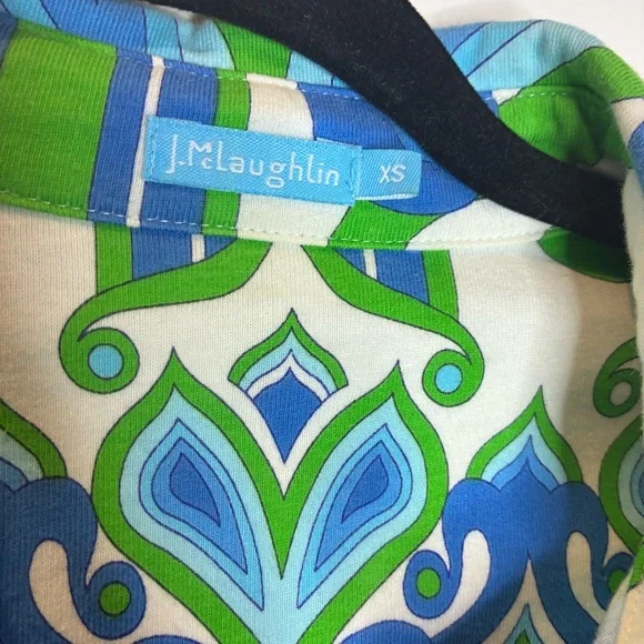 J. McLaughlin | Geometric Patterned Top - Picture 3 of 4